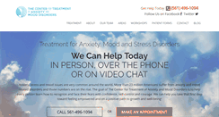 Desktop Screenshot of centerforanxietydisorders.com